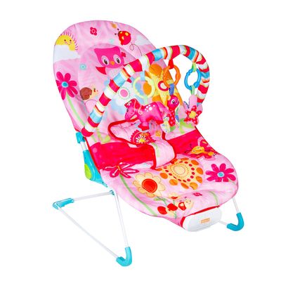 Silla Nido Bouncer Owl Pink