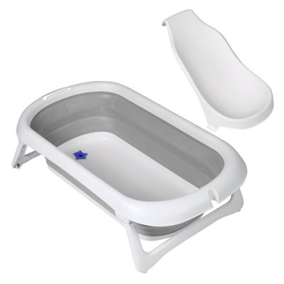 Imagen 1 del producto Bañera Plegable Splashy Grey + Soporte Ergonómico