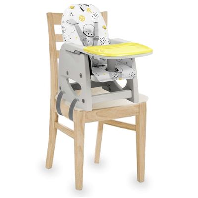 Imagen 2 del producto Silla de Comer Escritorio Foodzy 4-in-1 Yellow