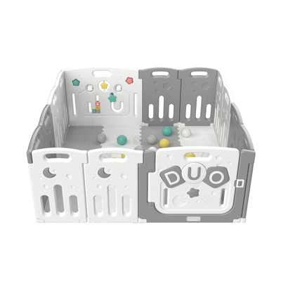 Imagen 2 del producto Corral Didáctico de Juegos Duo Grey + Alfombra + Pelotas
