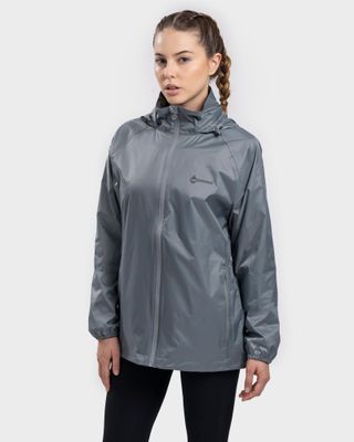 Imagen 2 del producto Cortaviento Impermeable Leki Mujer Light Grey Gnomo
