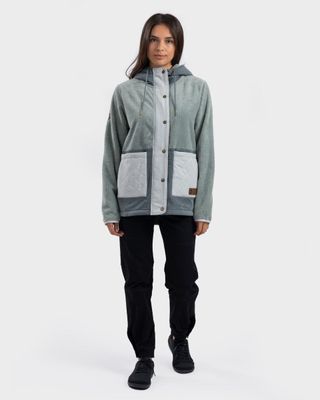 Short Fleece Eco Zulip Hoodie Mujer Gnomo