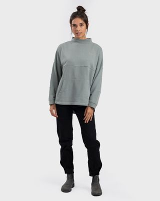 Poleron PullOver Gnodnut Mujer Light Green Gnomo