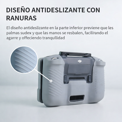 Imagen 2 del producto DJI RC PRO 2 Funda silicona y protector de pantalla gris