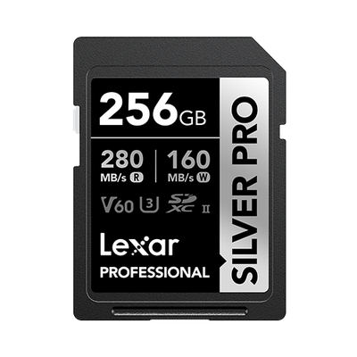 Tarjeta Lexar Professional SILVER PRO 256GB SDXC UHS-II Card
