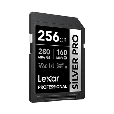 Imagen 2 del producto Tarjeta Lexar Professional SILVER PRO 256GB SDXC UHS-II Card