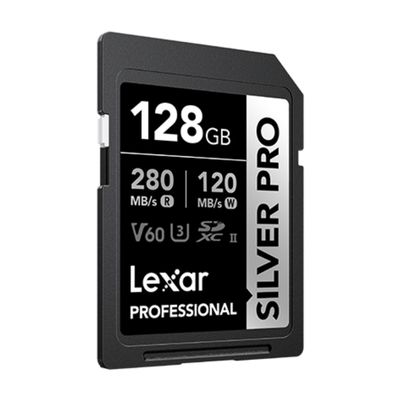 Imagen 2 del producto Tarjeta Lexar Professional SILVER PRO 128GB SDXC UHS-II Card