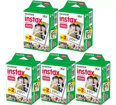 Film Instax Mini - 100 unidades