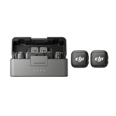 Microfono DJI Mic 3 (2 TX + 1 RX + Charging Case)