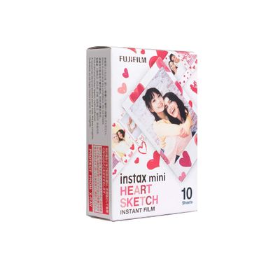 Imagen 2 del producto INSTAX MINI 10/PK HEART SKETCH