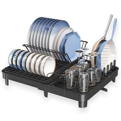 Imagen 2 del producto Secaplatos Escurridor Cocina Acero Inoxidable Plegable Loza