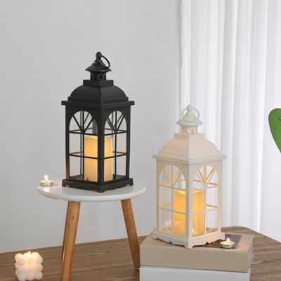 Imagen 2 del producto Adorno De Navidad Lampara Farol Led Decorativo Con Vidrio