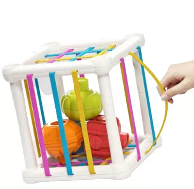 Imagen 1 del producto Juego Didáctico Bebe Estimulación Temprana Cubo Sensorial 