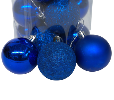 Imagen 2 del producto 24 Esferas Navideña 8cm Bambalinas Adornos Arbolito Navidad