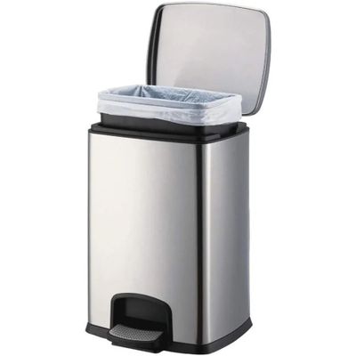 Imagen 2 del producto Basurero Cubo De Basura De Acero Inoxidable 30 Litros Hogar Oficina