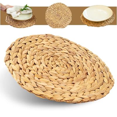 Imagen 2 del producto Mantel Individual Tejido Redondo De 38cm Cuerda Decañamo