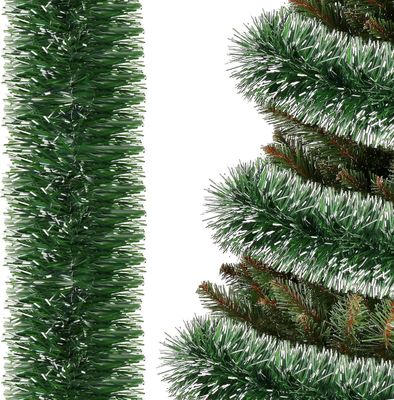 Imagen 2 del producto Pack 5 Decoracion De Guirnalda Navideña Navidad 2mt Verde