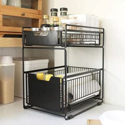 Imagen 2 del producto Organizador De Cocina 2 Niveles Extensible Para Despensa 