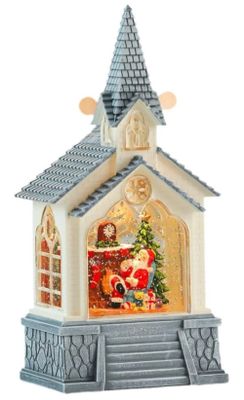 Adorno Navideño Lampara Con Musica De Farola Arbol Navidad