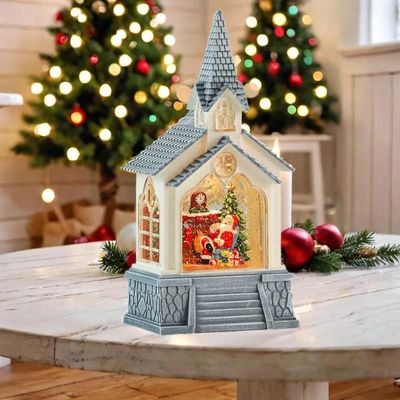 Imagen 2 del producto Adorno Navideño Lampara Con Musica De Farola Arbol Navidad