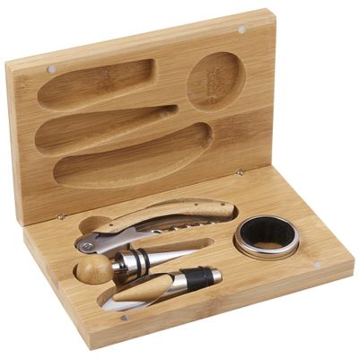 Set 4 Piezas De Abridor De Botellas De Vino Con Caja WakesHome