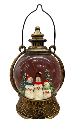 Adorno De Navidad Globo De Nieve Para Pascua Luces Calidad