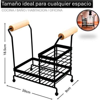 Imagen 2 del producto Porta Servicio De Cocina Organizador De Cubiertos y Cuchillos WakesHome