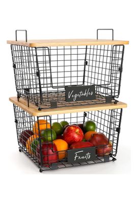 Frutero De Mesa Canasto Frutas y VERDURAS Verdulero Cocina