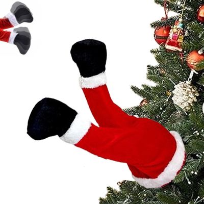 Imagen 1 del producto Adorno Para Árbol De Navidad Patas Oscilantes De Santa
