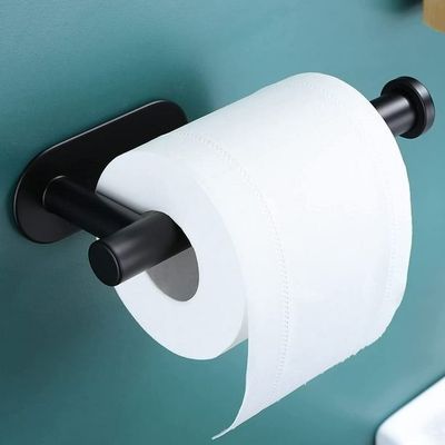 Imagen 2 del producto Porta Confort Baño Acero Inoxidable Estante Papel Higienico Negro