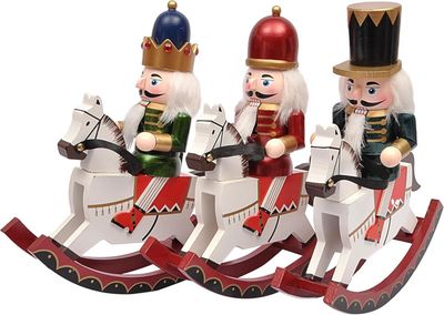 Muñeco De Navidad Cascanueces Madera Adorno Arbol De Navidad