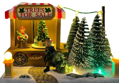 Imagen 2 del producto Adorno De Navidad Tienda De Arboles Luz Musica Y Movimiento