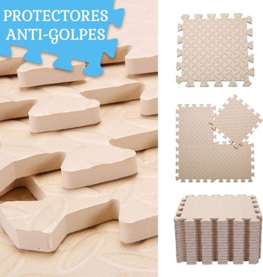 Imagen 2 del producto Pack De 4 Alfombras Piso Puzzle Goma Eva Antigolpes 60x60cm WakesHome