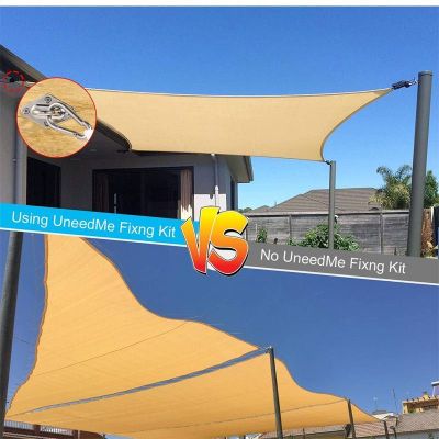 Imagen 2 del producto Kit Anclaje Herraje Toldo Vela Tensores Tarugo Sujetadores Plateado