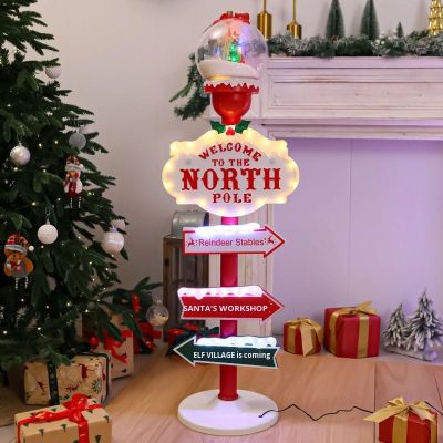 Imagen 2 del producto Adorno De Navidad Señal Navideña Welcome To The North Pole