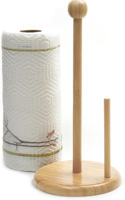 Portarollos Nova De Madera Soporte Toallas De Papel De Pie