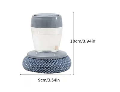 Imagen 2 del producto Fregador De Ollas De Acero Inoxidable Con Mango