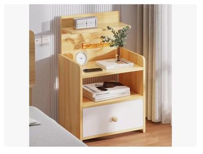 Imagen 2 del producto Velador Mesa De Noche 3 Niveles Con Cajon 33*26*60 Cm