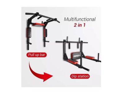 Imagen 2 del producto Barra Dominadas Ejercicios Multifuncional Pared Gym 8 En 1