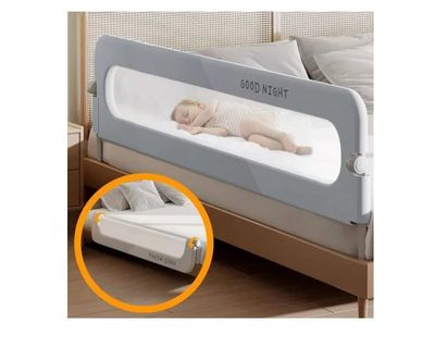 Imagen 2 del producto Baranda De Cama Seguridad Bebe Abatible Ajustable 1.8m