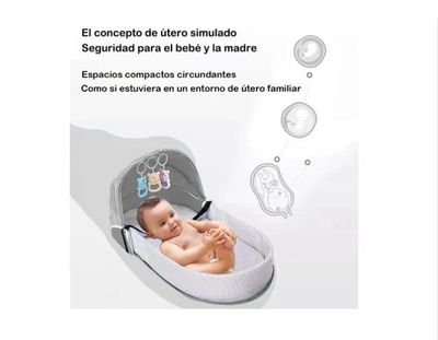 Imagen 2 del producto Cama Moisés Para Bebé Portátil Plegable Con Mosquitera