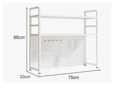 Imagen 2 del producto Rack Estante Organizador De Escritorio 2 Niveles 75x98x20
