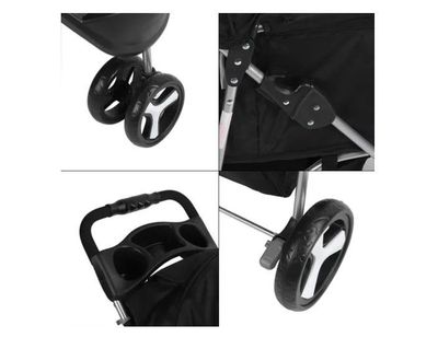 Imagen 2 del producto Coche Para Mascota Plegable Y Lavable Raza Pequeña Mediana