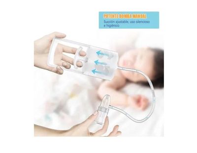 Imagen 2 del producto Aspirador Nasal Para Bebes Niños Saca Mocos Con Deposito