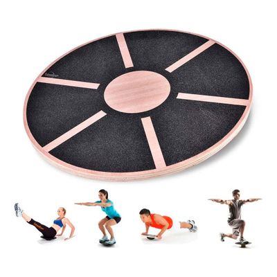 Tabla Disco Equilibrio Balance Madera Fisioterapia Fitness