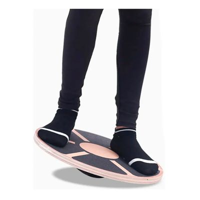 Imagen 2 del producto Tabla Disco Equilibrio Balance Madera Fisioterapia Fitness 