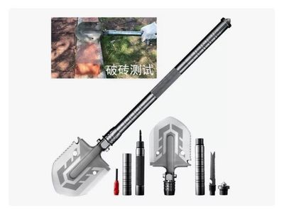 Imagen 2 del producto Pala Plegable Multifuncional Camping Táctica Supervivencia