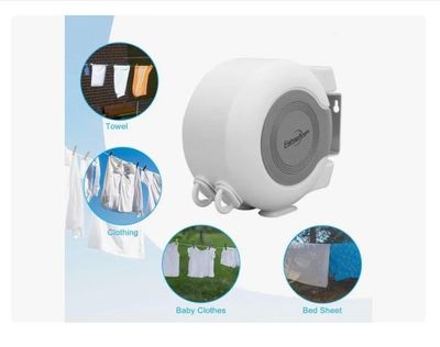 Imagen 2 del producto Tendedero Retractil Colgador Ropa