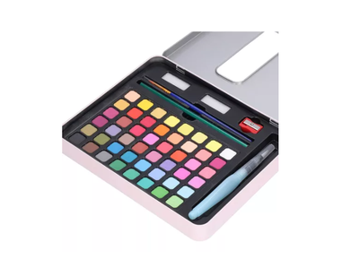 Imagen 2 del producto Kit Acuarelas Profesionales Pintura Acuarela Art 48 Colores