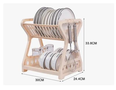 Imagen 2 del producto Secador Escurridor De Platos 2 Niveles Plastico Escurridor